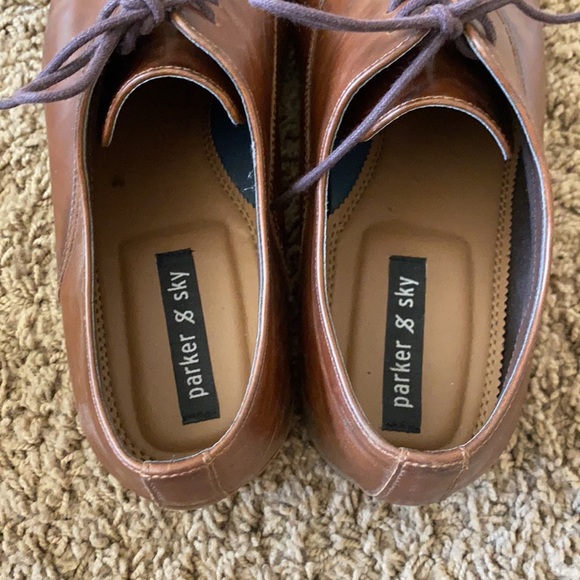 Parker & Sky brown dress shoes size 10 men’s - Picture 5 of 5